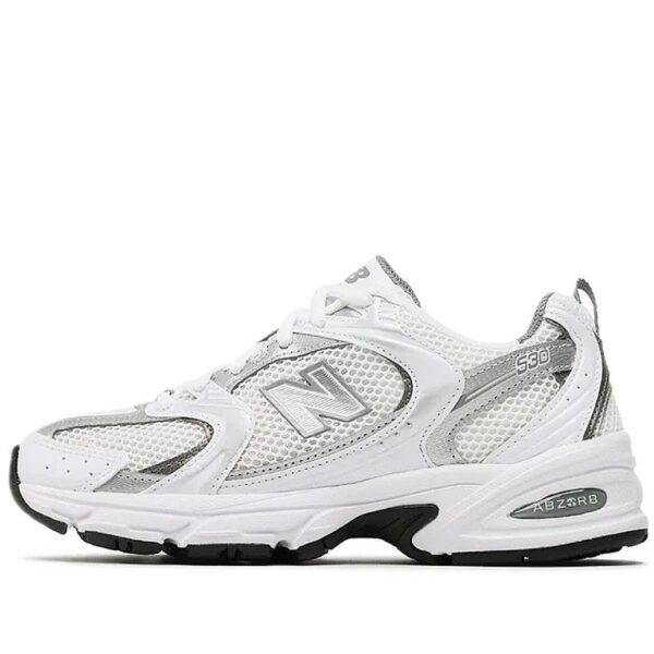 New Balance 530 White Silver Metallic