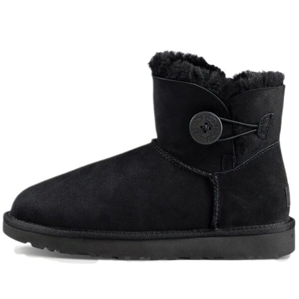 UGG Boots Mini Bailey Button II Black